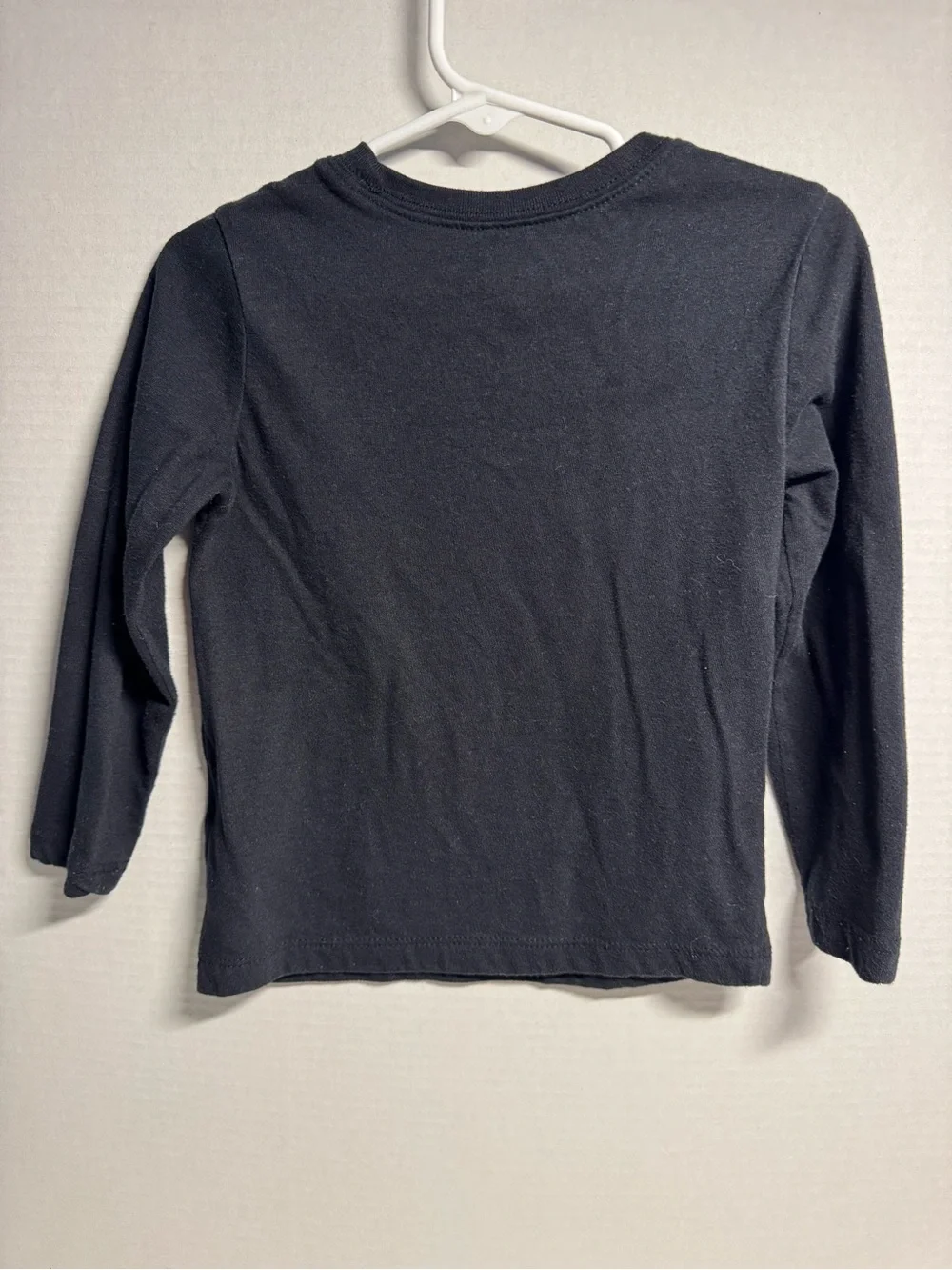 OshKosh B'gosh Black Long-Sleeve Tee with Pink Alphabet & Blue Cars